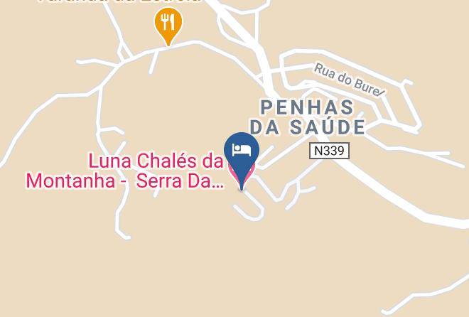 Covilha - Luna Chales Da Montanha Serra Da Estrela Maps