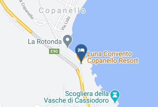 Catanzaro - Luna Convento Copanello Resort Maps