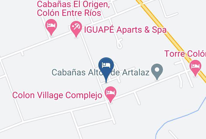 Colon - Luna De Artalaz Bungalows Maps