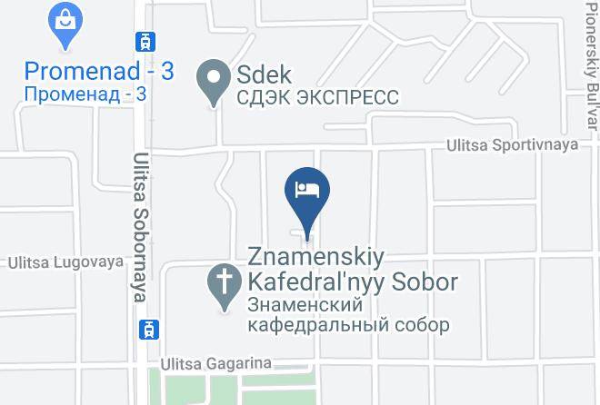 Kemerovo - Luna Hotel Maps