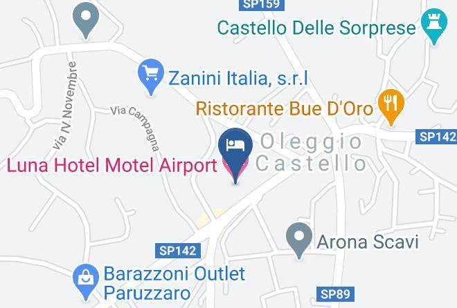 Novara - Luna Hotel Motel Airport Maps