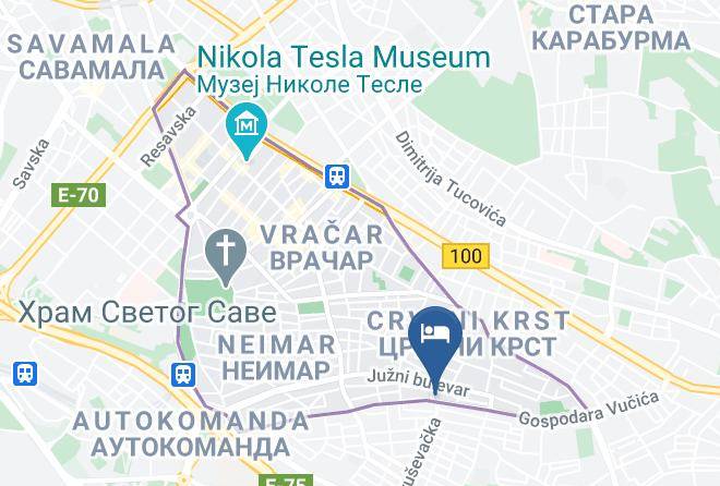 Belgrade City - Luna Lux Maps