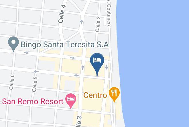 Mar Del Tuyu - Hotel Luna Morena Maps