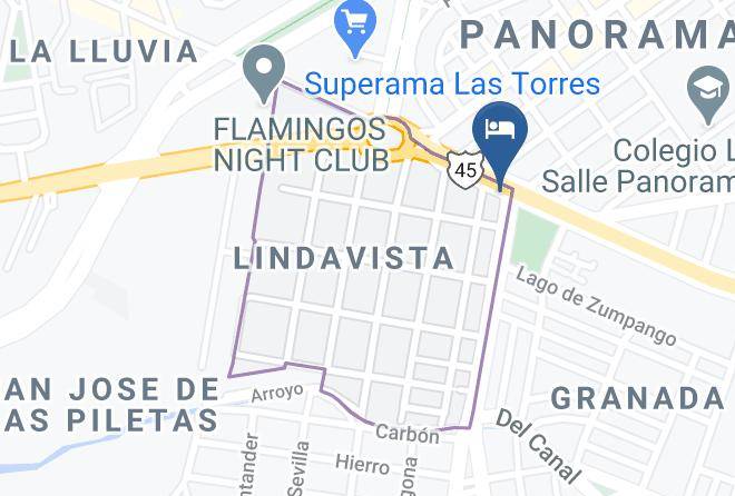 Leon - Luna Park Auto Hotel Maps