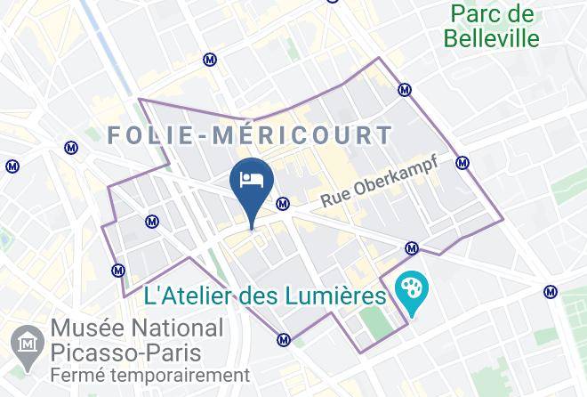 Paris - Luna Park Hotel Maps