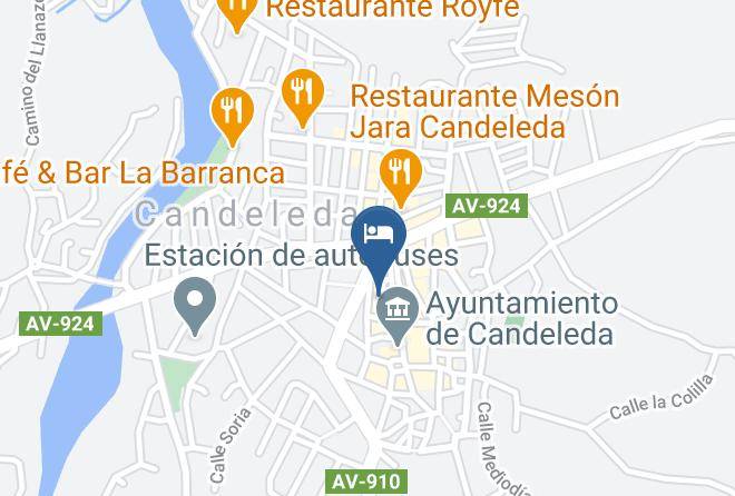 Avila - Lunacandeleda Maps