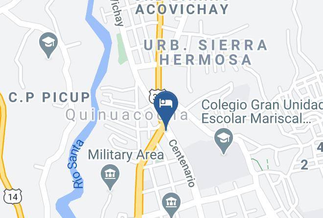 Huaraz - Lunandina Htl Maps