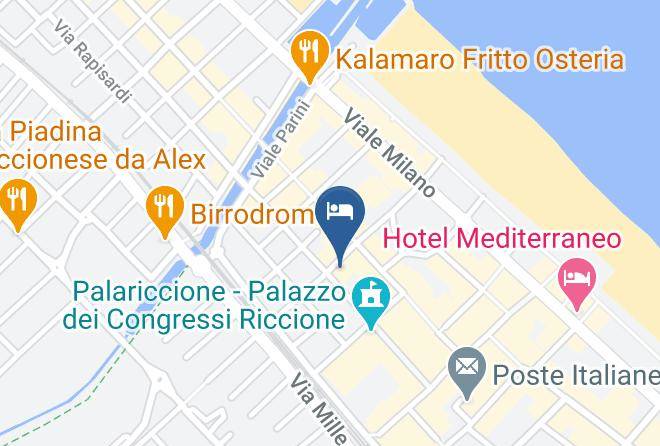 Rimini - Luna Riccione Hotel & Aquaspa Maps