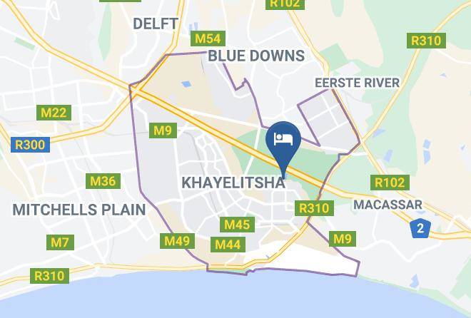 City Of Cape Town - Lungi's B&b Maps
