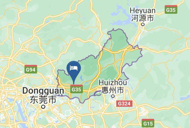 Luofu Mountain Tianhu Hotel Map