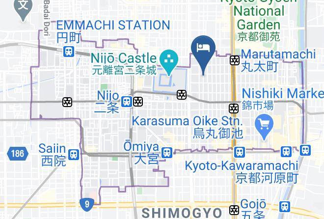 Kyoto City Nakagyo Ward - Luoshu Garden Maps