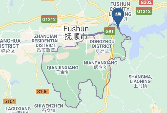 Fushun - Luotai Hotel Maps