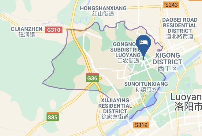 Luoyang - Luoyang White Collar Hotel Maps