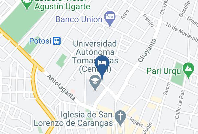 Tomas Frias - Luperia Hotel Maps