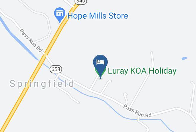 Luray Koa Holiday Map