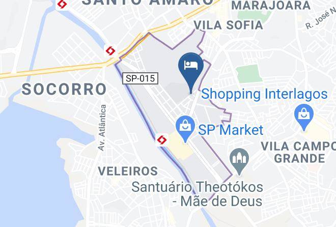 Sao Paulo Campo Grande - Lusart Hotel Maps