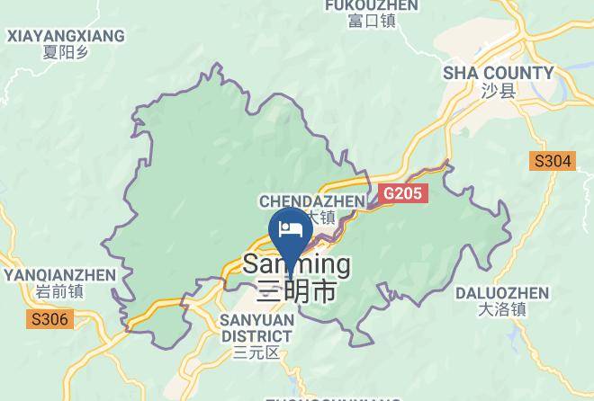 Sanming - Lushan Hotel Maps