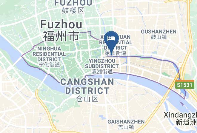 Fuzhou - Lushang Hotel Maps