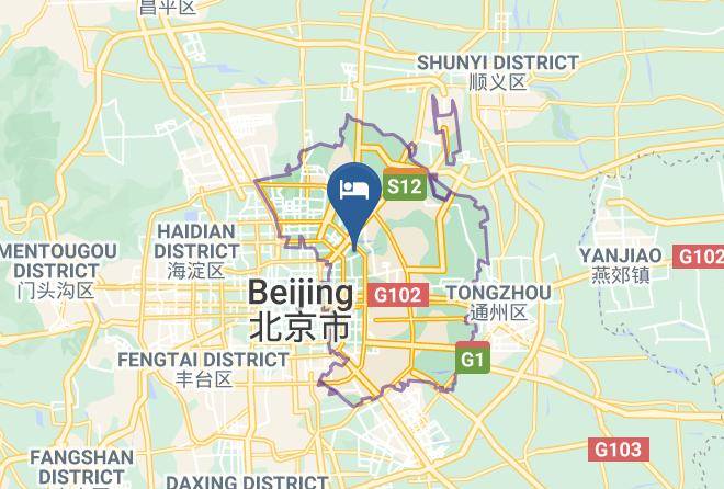 Chaoyang District - Lushe Hotel Maps