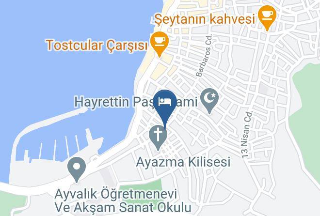 Ayvalik - Lusin Hotel Maps