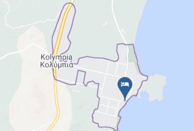 Dodecanese - Lutania Beach Hotel Maps