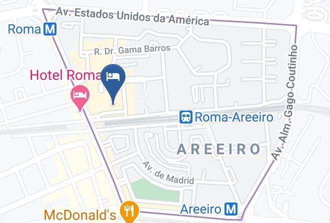 Lisbon - Lutecia Smart Design Hotel Maps