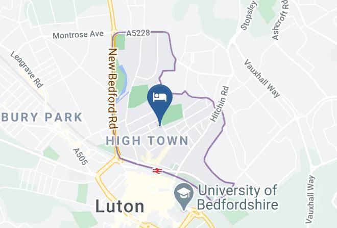 Luton - Luton Airport Accomodation Maps
