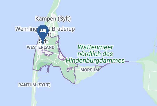 Nordfriesland - Lutt Hus Ferienwohnungen Sylt Maps