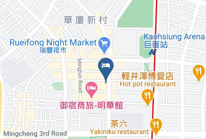 Gushan District - Luv U Motel Maps