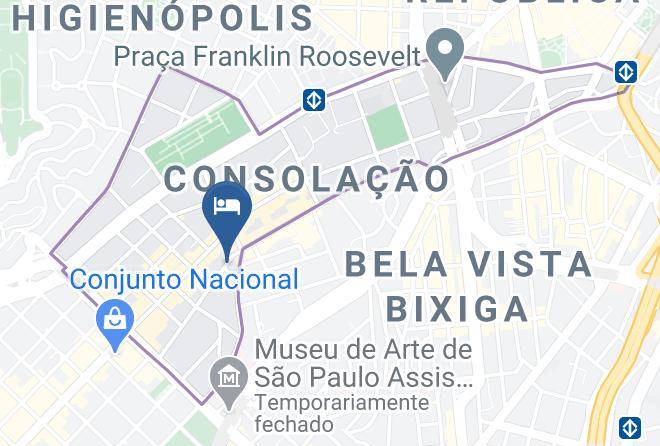 Sao Paulo Solacao - Luver Hotel Maps