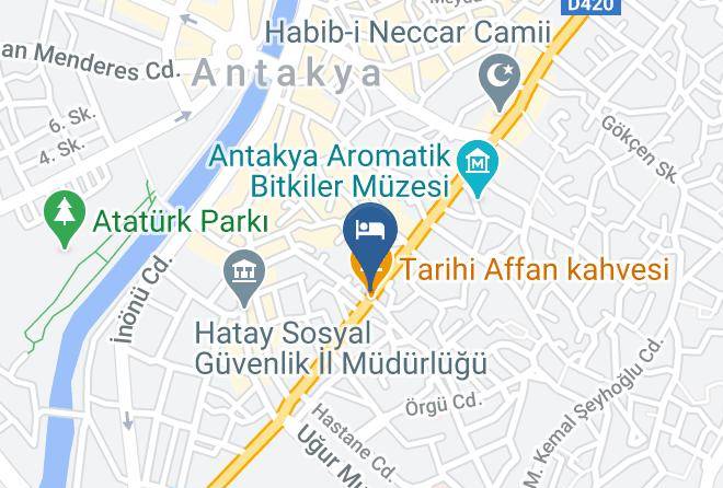 Antakya - Luwi Antakya Boutique Hotel Maps