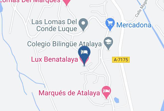 Malaga - Lux Benatalaya Maps