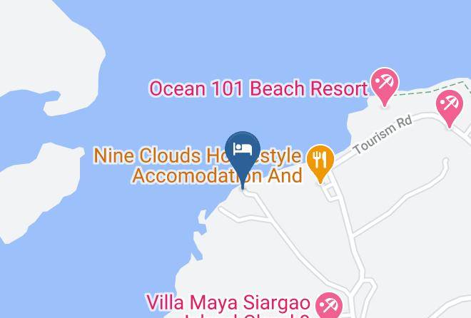 Surigao Del Norte - Lux Boutique Resort And Restaurant Siargao Maps