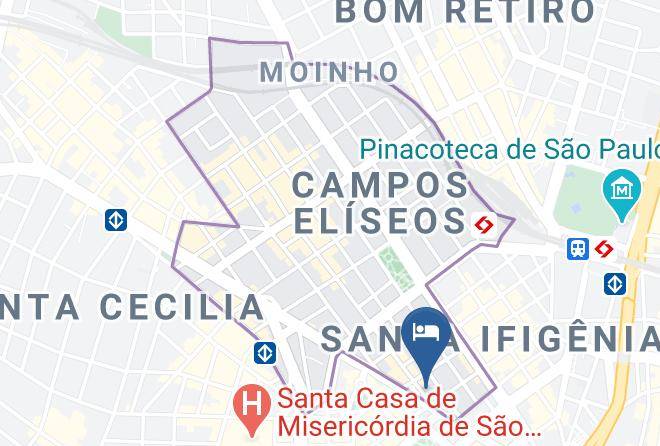 Sao Paulo Republica - Lux Hotel Maps