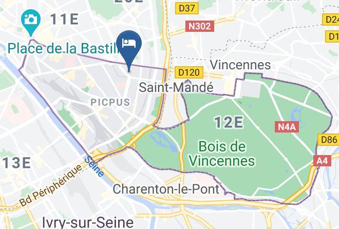 Paris - Lux Hotel Picpus Maps