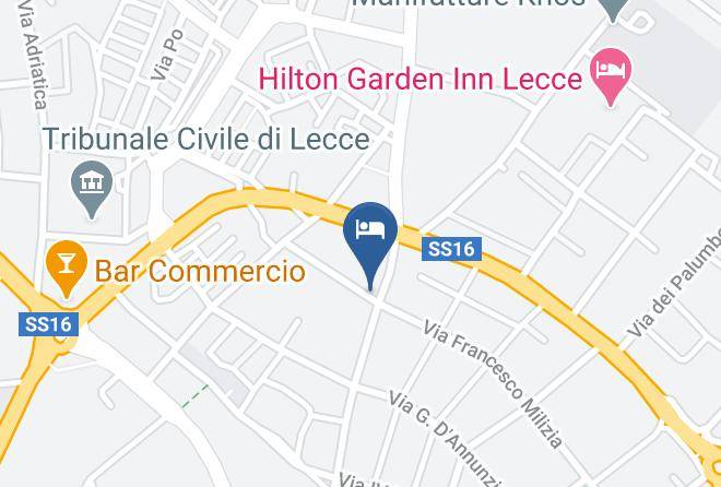 Lecce - Luxattico B&b Maps