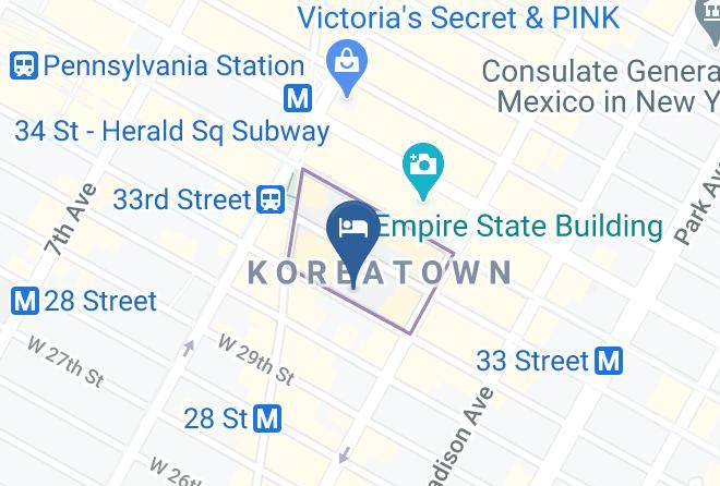 Luxe Life Hotel New York Map