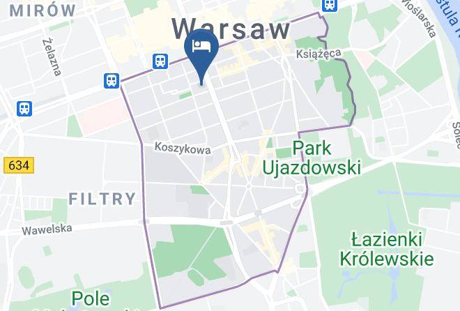 Warsaw - Luxhost Centrum Maps