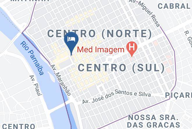 Teresina - Luxor Soft Hotel Teresina Maps