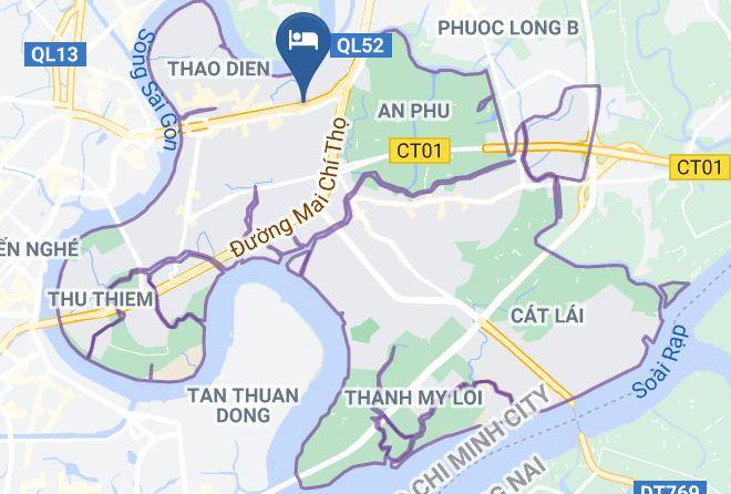 Ho Chi Minh City - Luxurious 5 Star Resort Maps