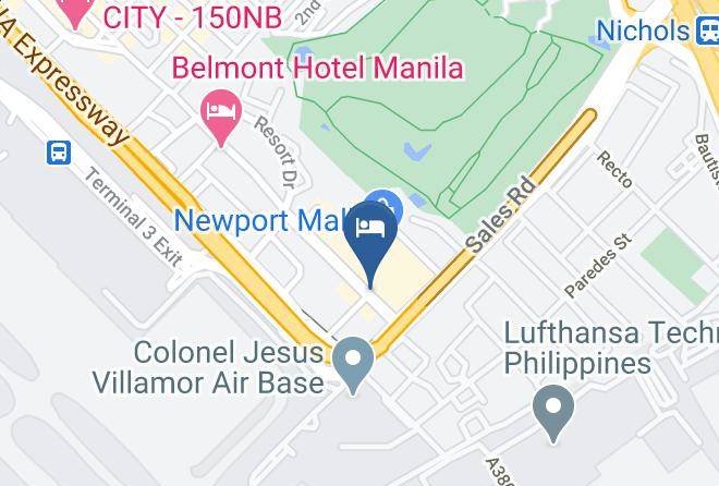 Metro Manila - Luxurious Condotel Eighty One Newport Boulevard Maps