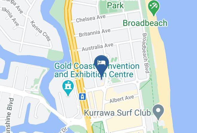 Gold Coast - Luxury 5 Star Hotel Maps