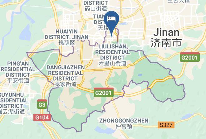 Ji Nan - Luxury Blue Horizon Hotel Jinan Maps