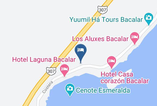 Bacalar - Luxury Cabanas Maps