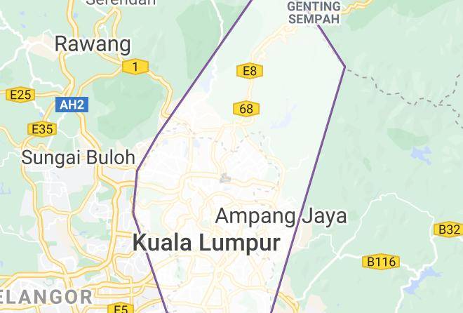 Kuala Lumpur - Luxury Duplex Infinity Sky Pool Maps