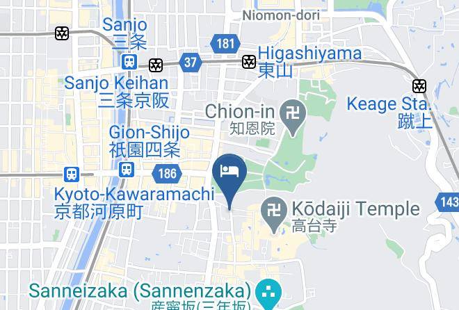 Kyoto City Higashiyama Ward - Luxury Hotel Sowaka Maps