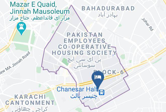 Karachi - Luxury Inn Maps