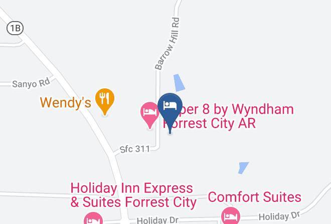 St Francis - Luxury Inn & Suites Forrest City Maps