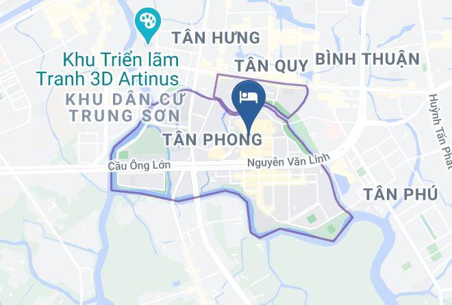 Luxury Service Apartment Map - Ho Chi Minh City - Tan Phong