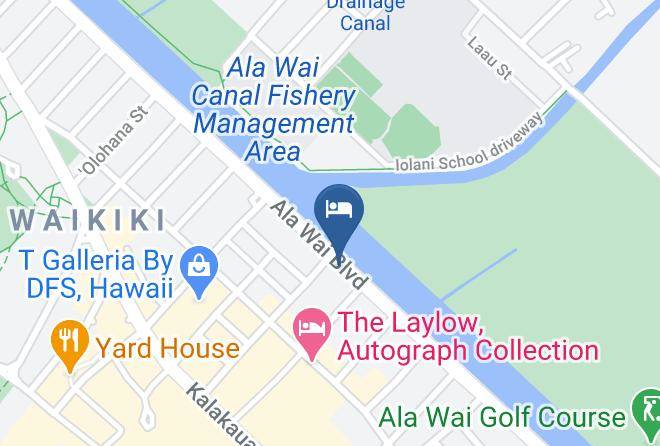 Honolulu - Island Colony By Hawaii Ocean Club Maps